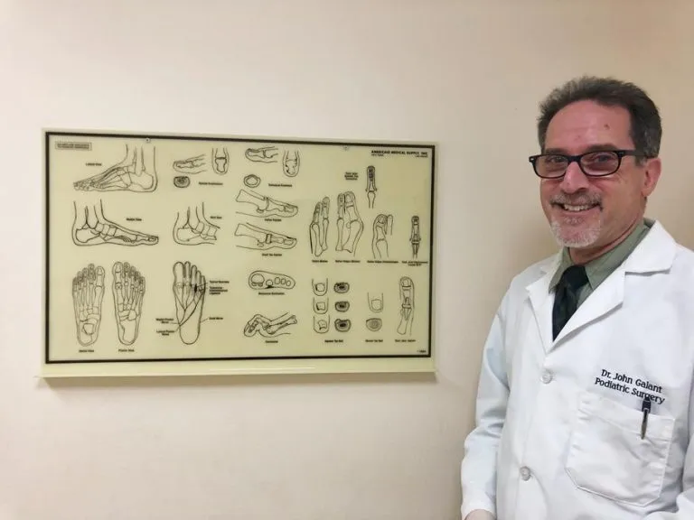 Dr. Galant in his Tenafly office